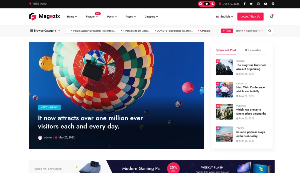 UP1207-tech-news-blog-magazine-template