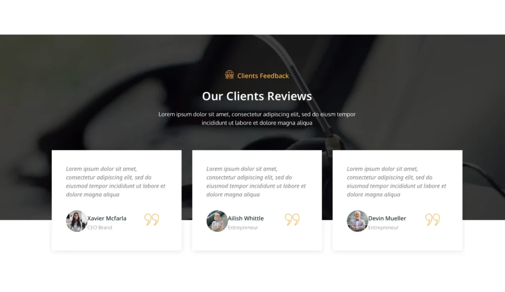 callcenter-client-feedback-slider