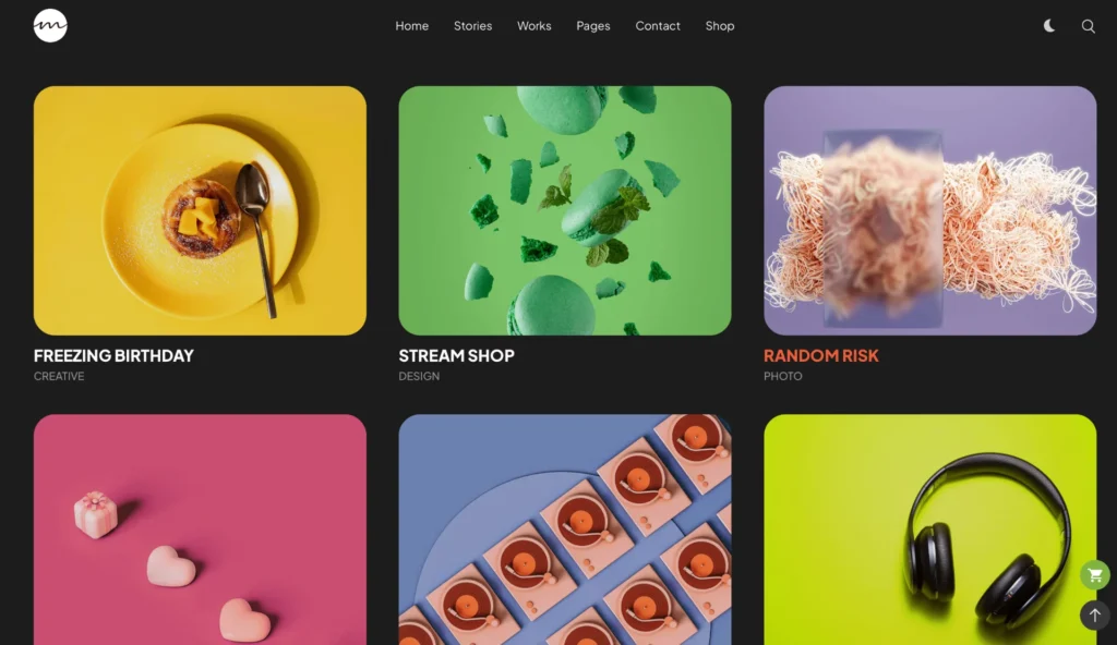 creative-portfolio-thumbnail-grid-section