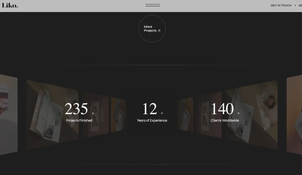 dark-theme-projects-metrics-display