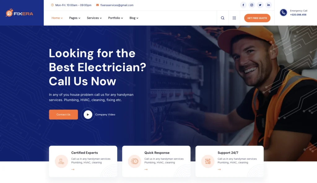 electrician-services–wordpress-website-1