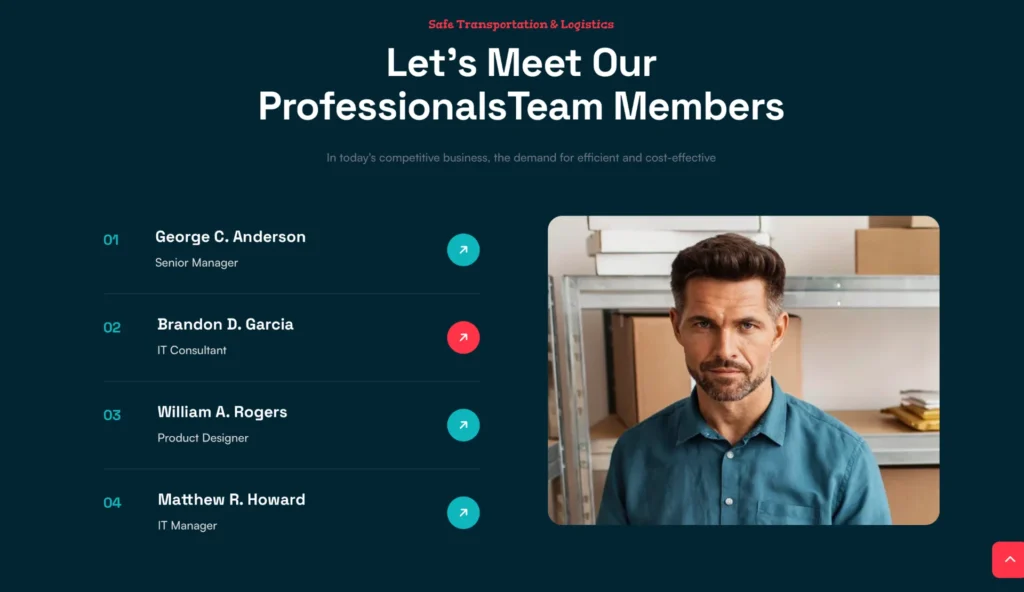 logistics-team-member-profiles-section
