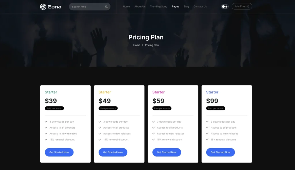 up1484-artist-showcase-platform-wordpress-website-9