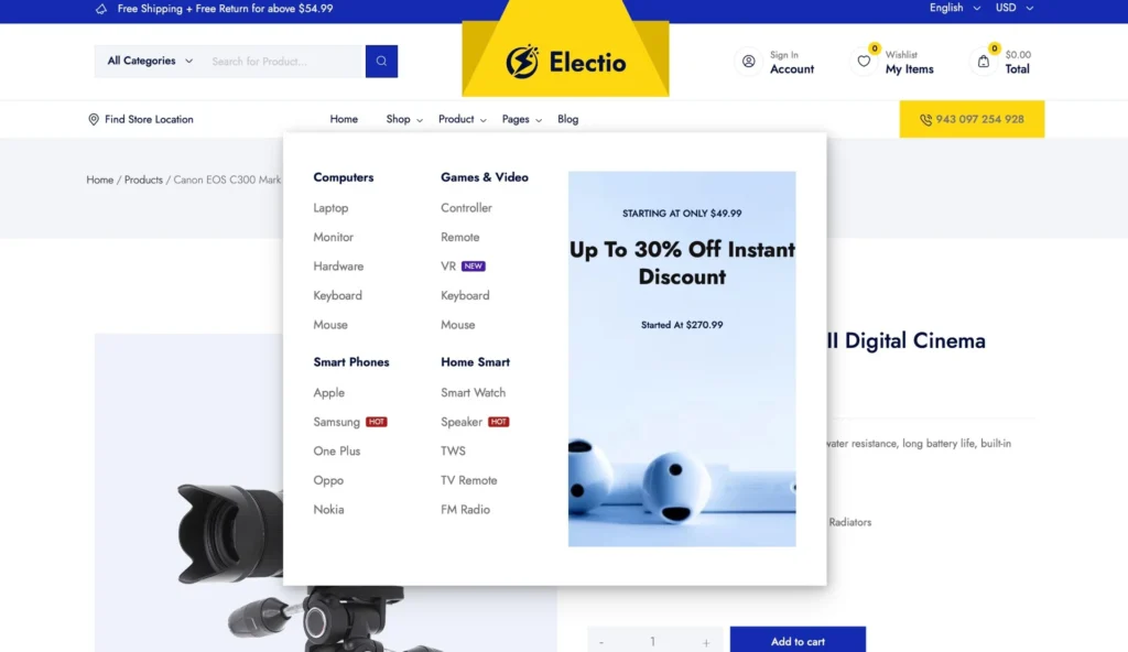 woocommerce-dropdown-megamenu-product-section