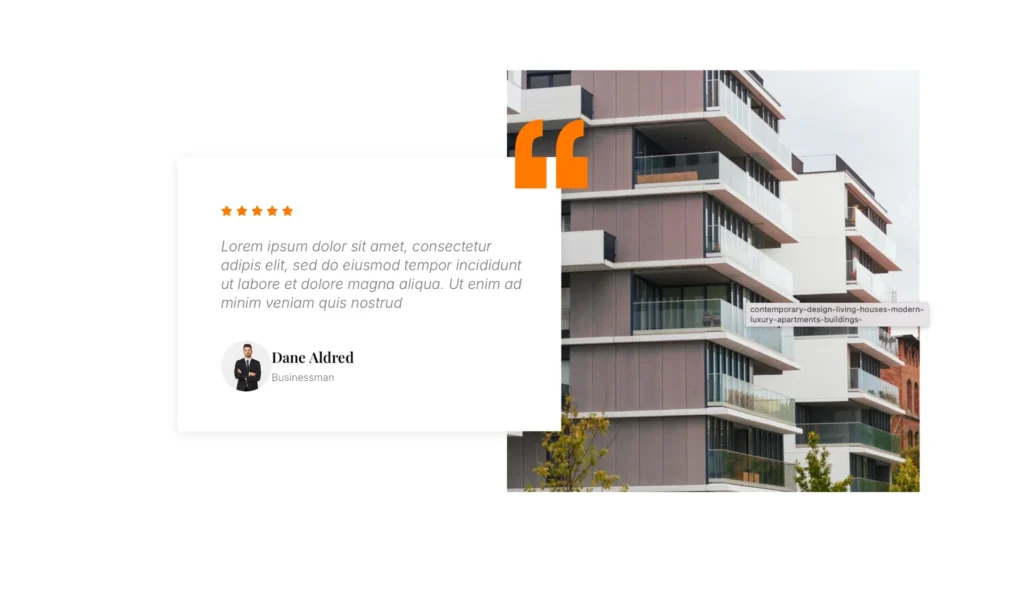 woocommerce-luxury-building-review-section