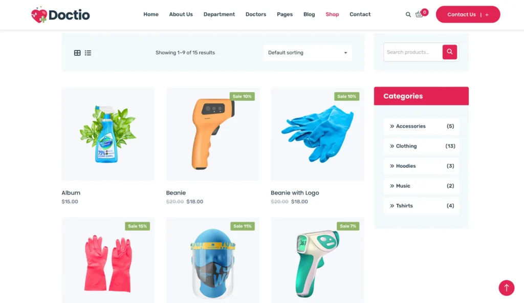 woocommerce-medical-products-shop-page