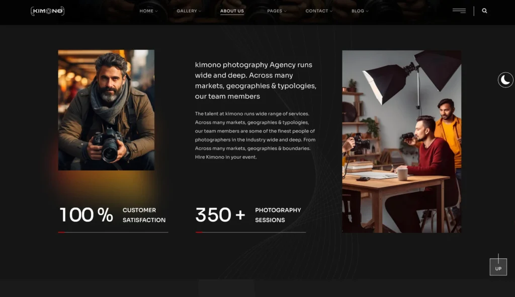 wordpress-about-us-studio-section