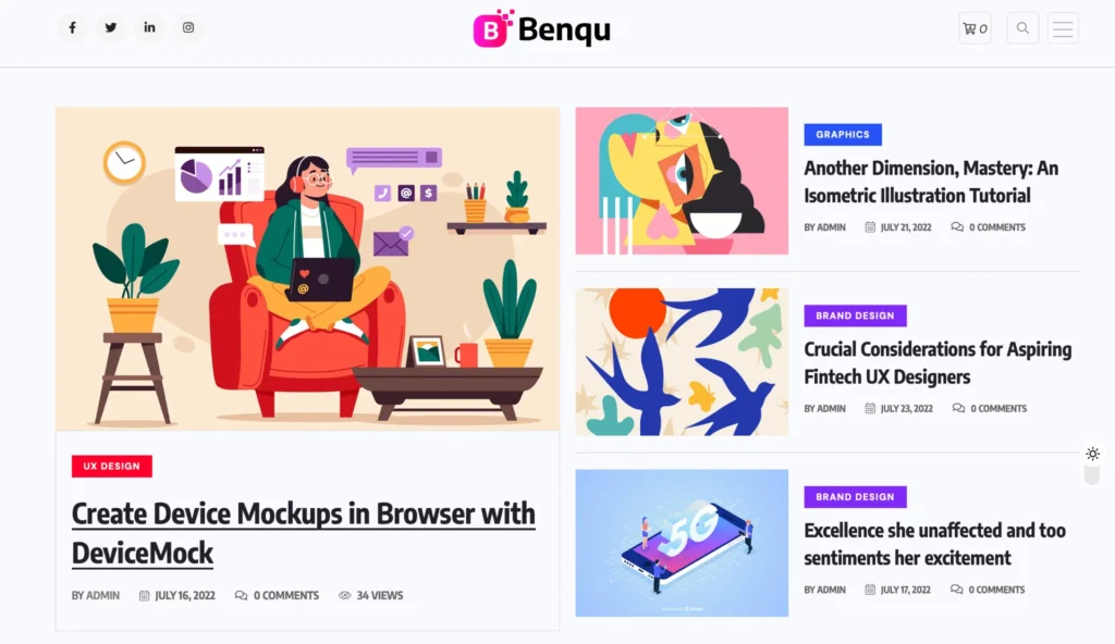 wordpress-blog-list-layout-illustration-style