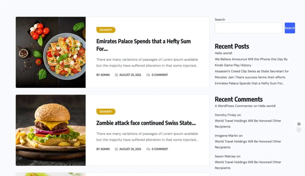 wordpress-burger-posts-food-section