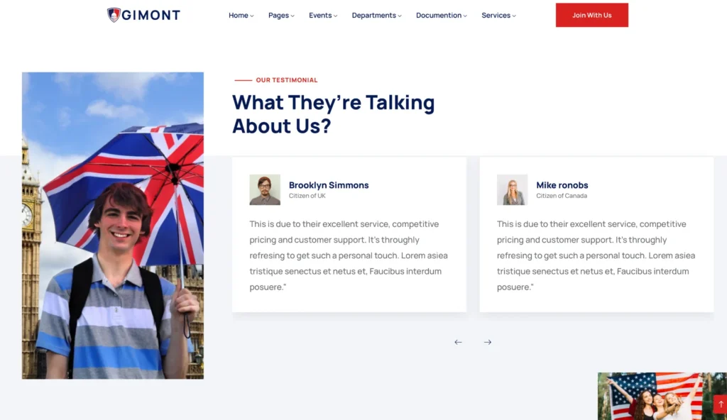 wordpress-citizen-testimonial-showcase-section