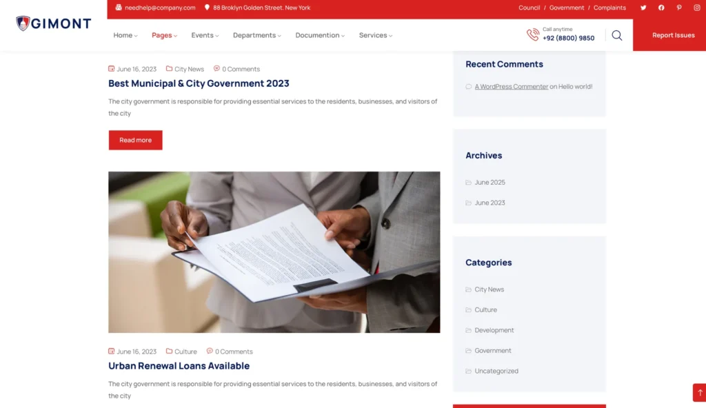 wordpress-city-government-post-detail