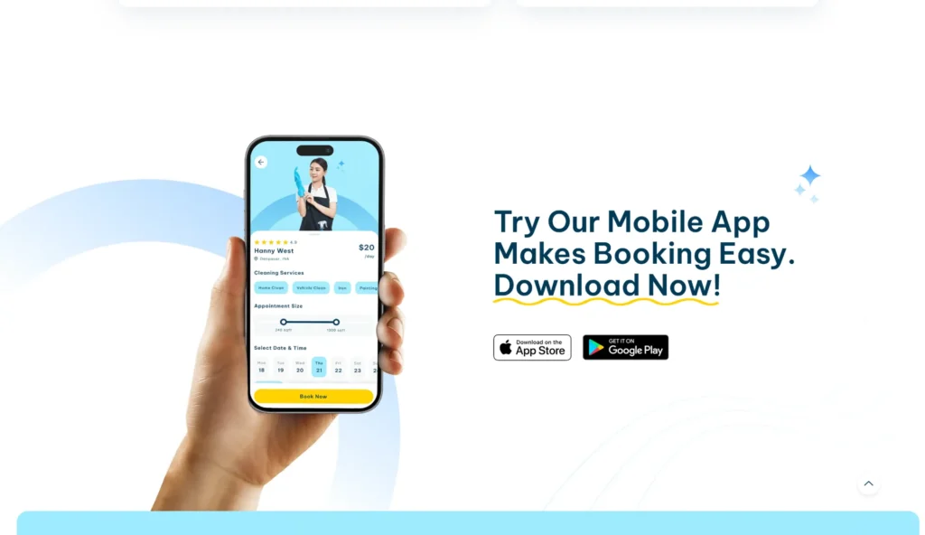 wordpress-cleaning-app-promotion-section