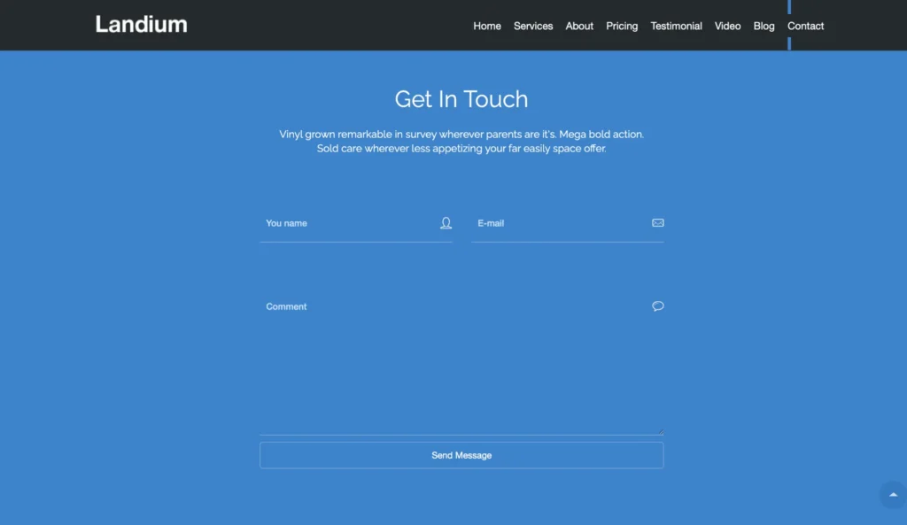 wordpress-contact-section-minimal-blue