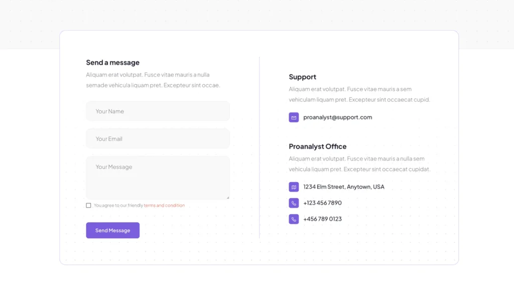 wordpress-contact-support-form-section