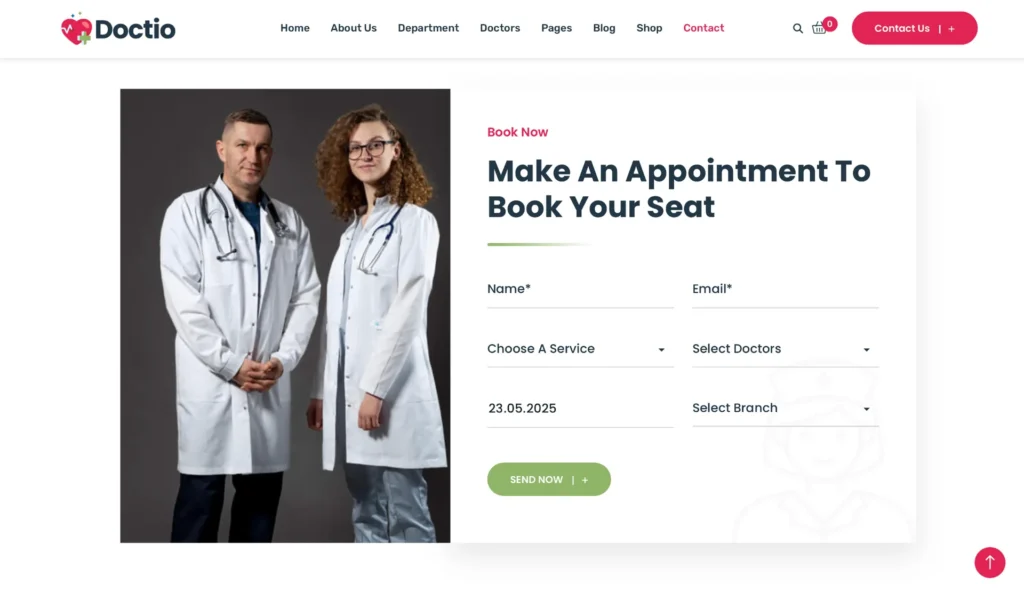 wordpress-doctor-appointment-booking-form