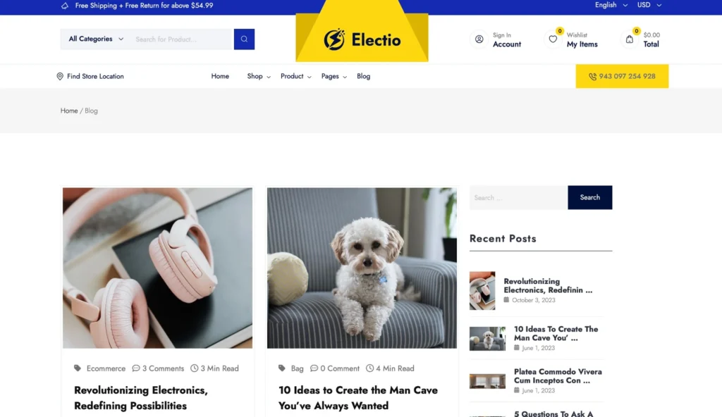 wordpress-electronics-blog-layout-clean