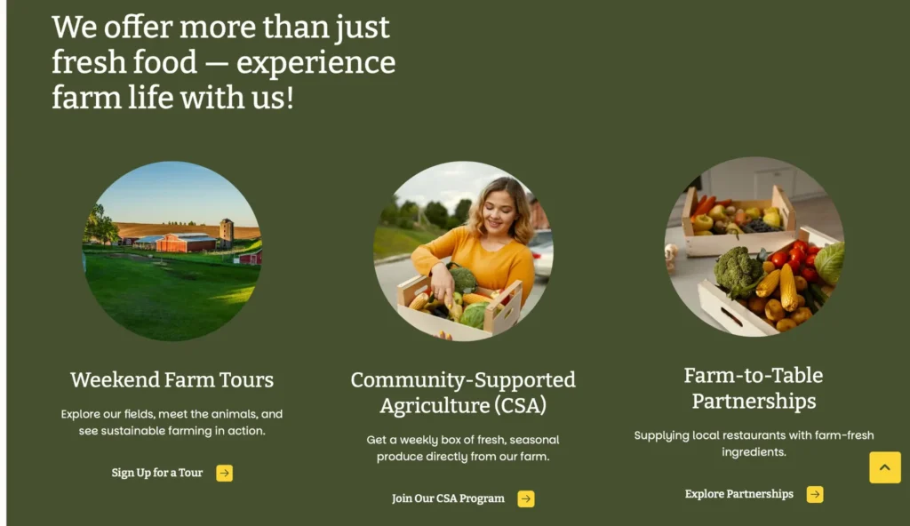 wordpress-farm-services-highlight-section