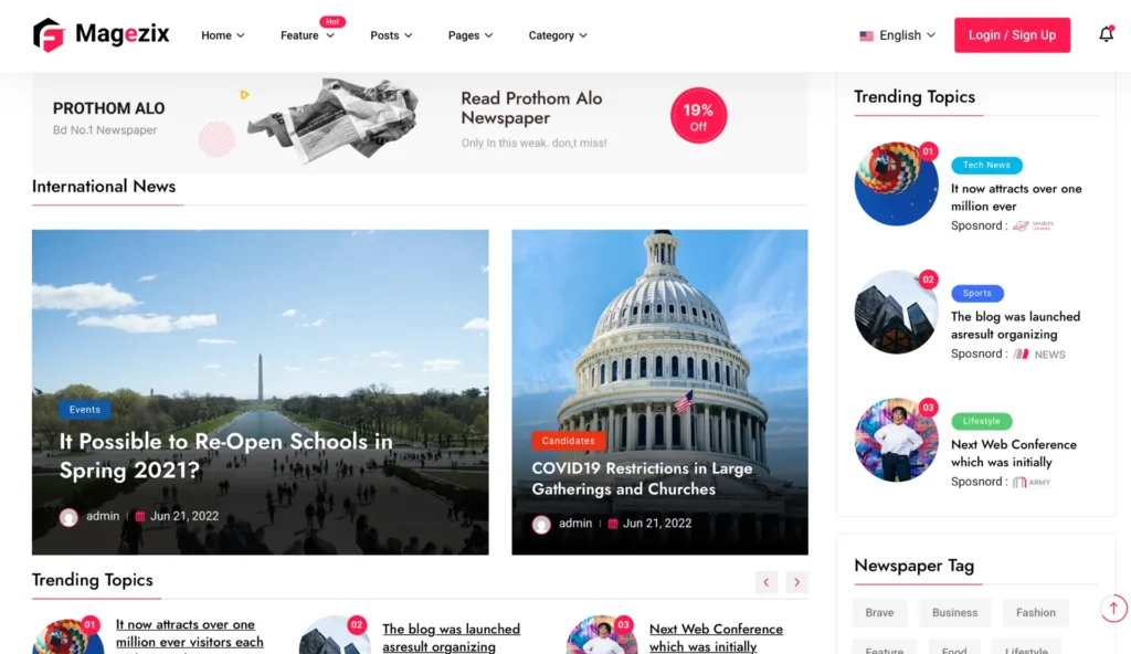 wordpress-featured-events-and-politics