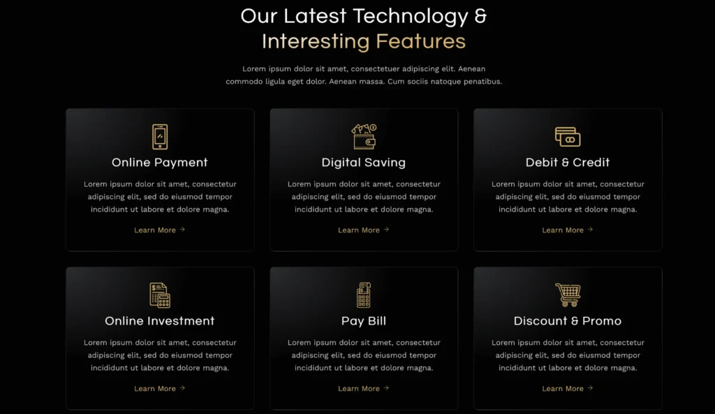 wordpress-fintech-service-features-grid