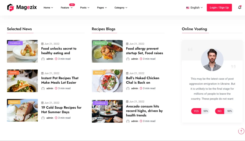 wordpress-foodie-blog-content-box