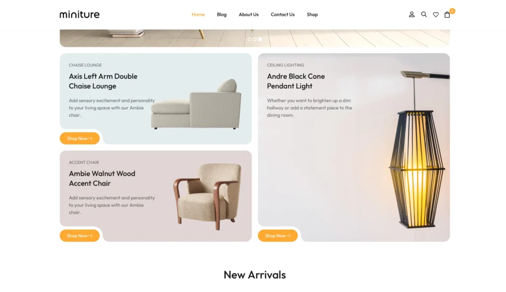 wordpress-furniture-shop-featured-products