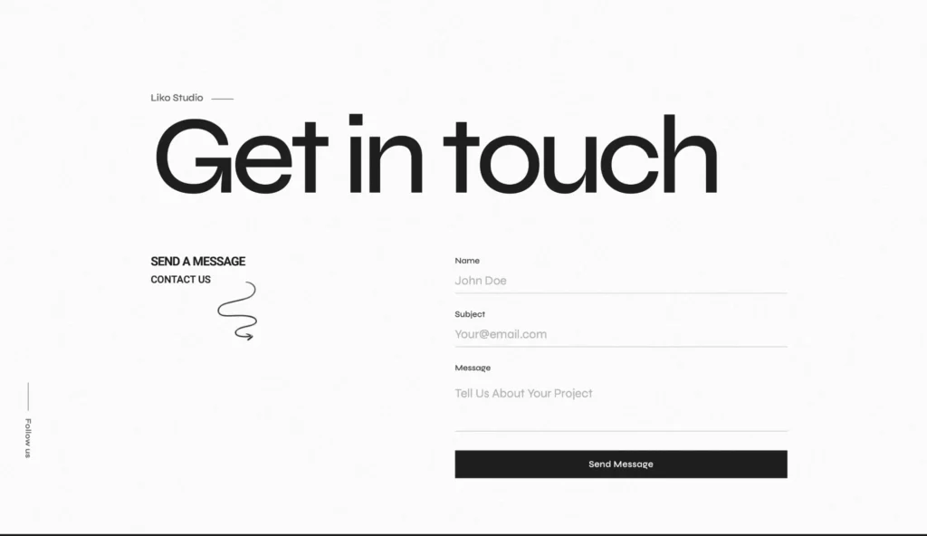 wordpress-get-in-touch-contact-form-section