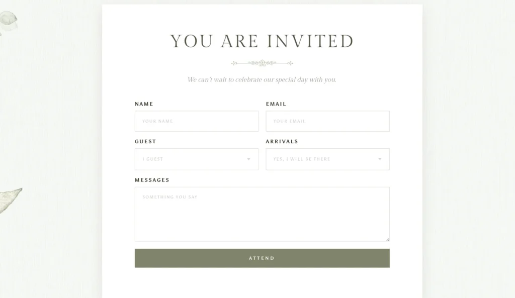 wordpress-guestbook-message-form-section