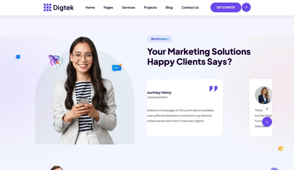 wordpress-happy-clients-testimonials-section
