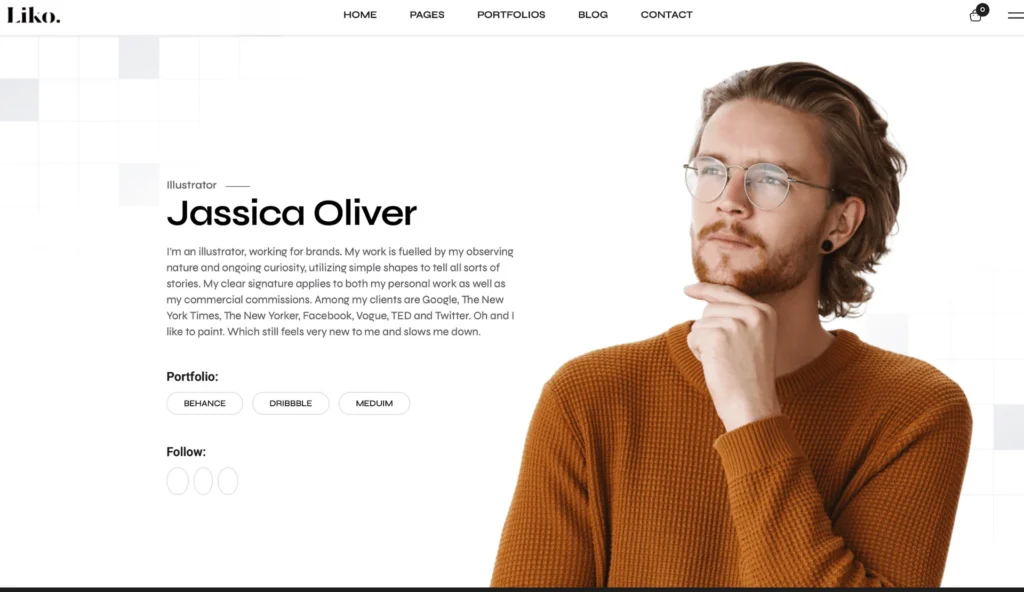 wordpress-illustrator-personal-portfolio