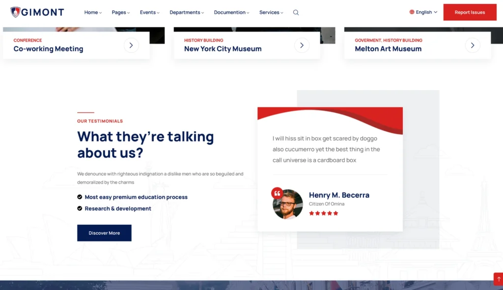 wordpress-municipal-department-links-grid