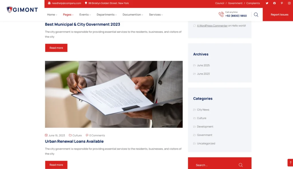 wordpress-municipality-mobile-navigation-menu