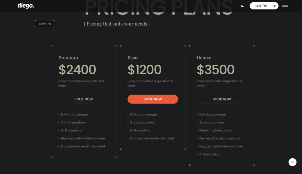 wordpress-photography-pricing-plans
