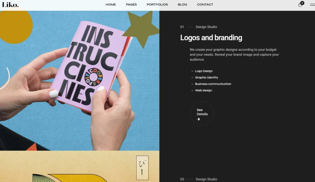 wordpress-portfolio-personal-bio-layout