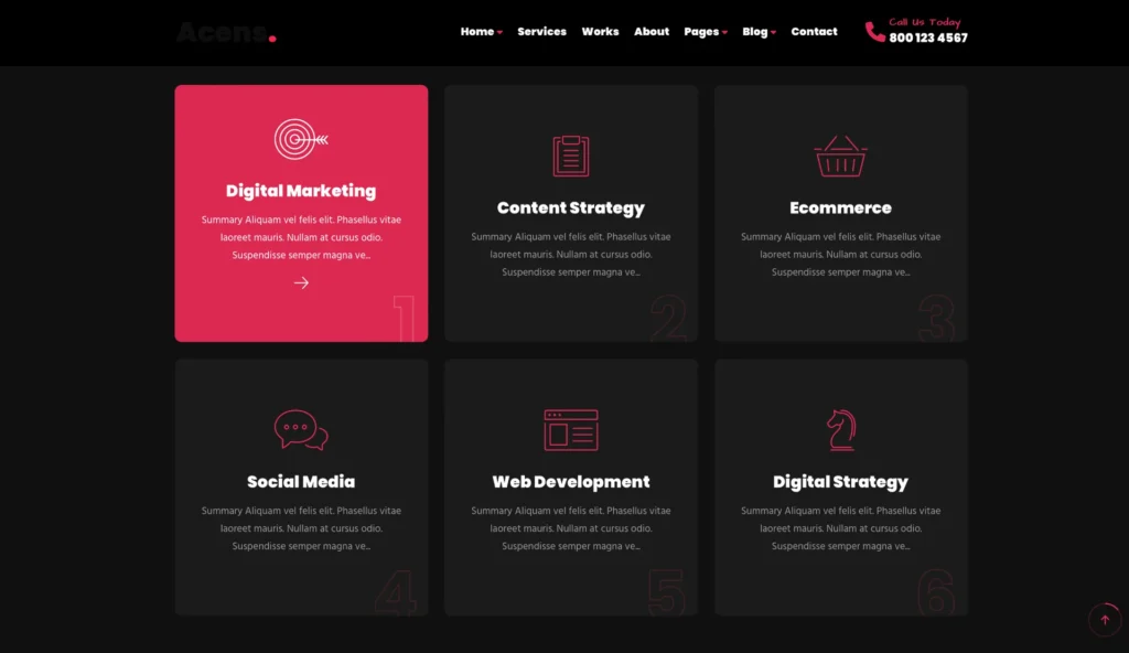 wordpress-services-dark-grid-layout