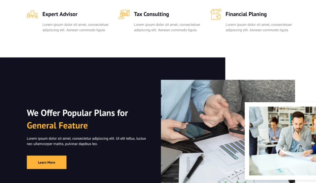 wordpress-tax-planning-feature-layout