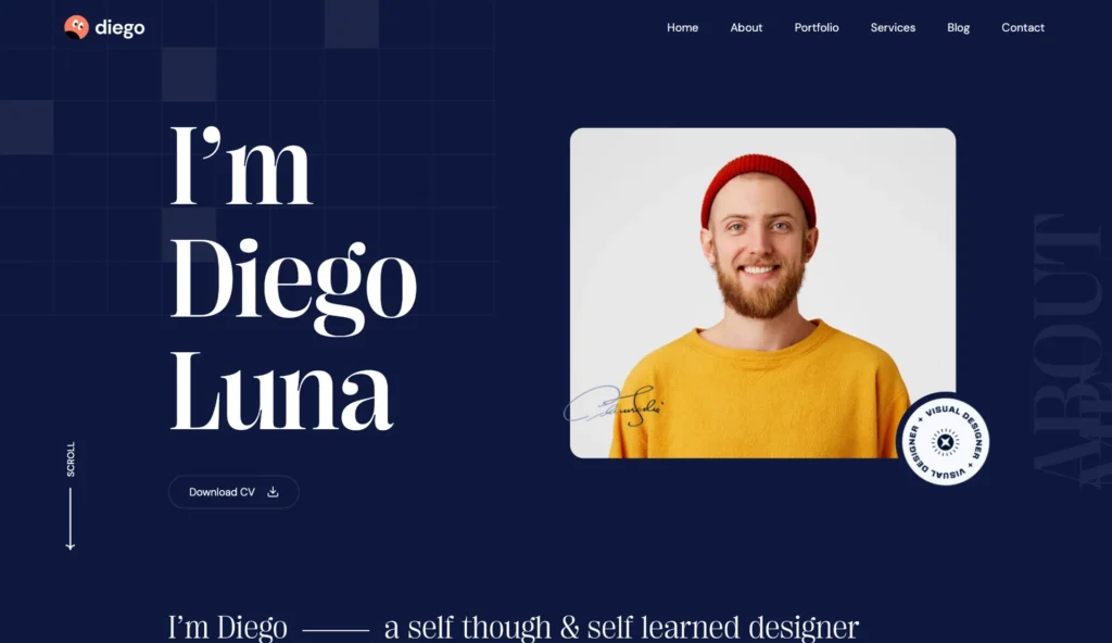 wordpress-visual-designer-personal-portfolio