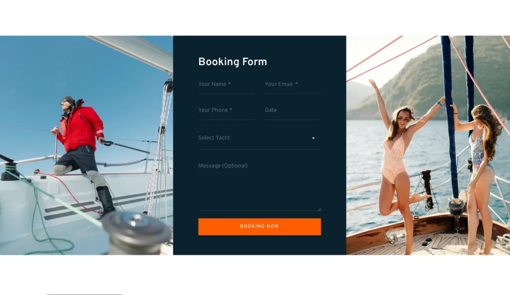 wordpress-yacht-booking-form-section