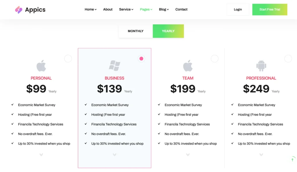 yearly-pricing-plan-comparison